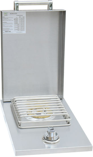 KoKoMo Grills Stainless Steel Single Side Burner with Hood