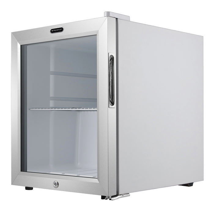 Whynter 62 Can Freestanding Beverage Refrigerator cooler With Lock Stainless Steel | BR-062WS