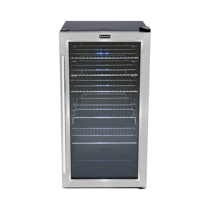 Whynter B120 Can Freestanding Beverage Refrigerator cooler Stainless Steel | BR-130SB