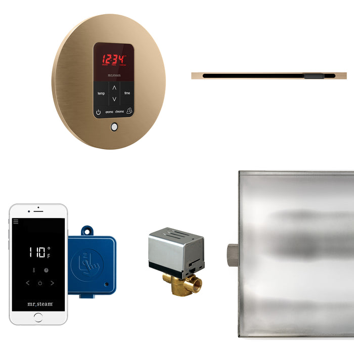 Mr.Steam Butler Linear Steam Shower Control Package with iTempoPlus Control and Linear SteamHead | BTLRL1