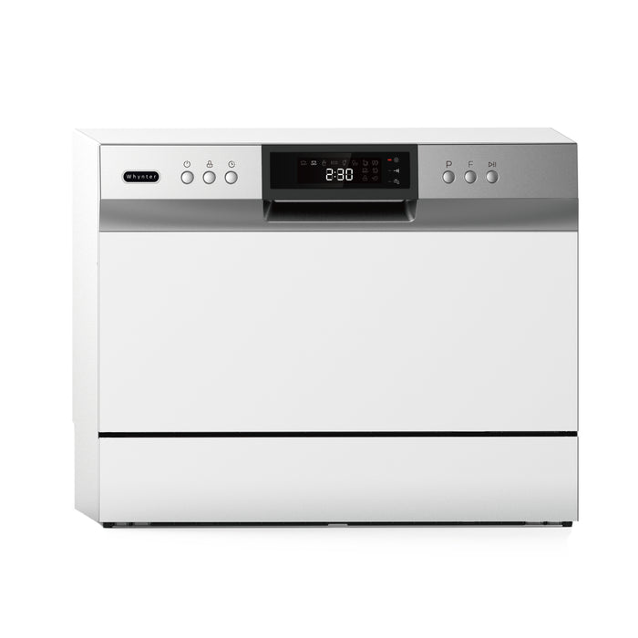Whynter Energy Star Countertop Portable Dishwasher 6 place setting LED – White | CDW-6831WES