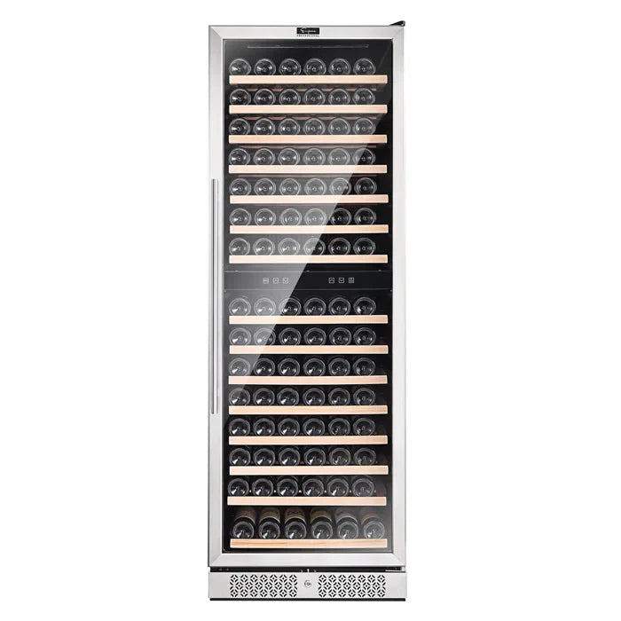 Empava 24 in. 160 Bottle Dual Zone Wine Cooler 70" Tall Wine Fridge | EMPV-WC08D