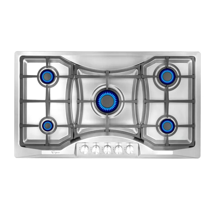 Empava 36 in. Built-in Gas Cooktops with 5 Burners | EMPV-36GC24
