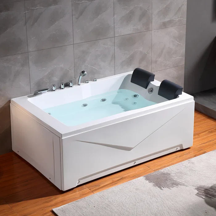 Empava 71 in. Alcove Whirlpool 2 Person Bathtub | EMPV-71JT667B