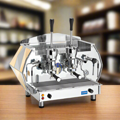 La Pavoni Diamante 2 Group Lever Espresso Machine | DIA 2L-Gold