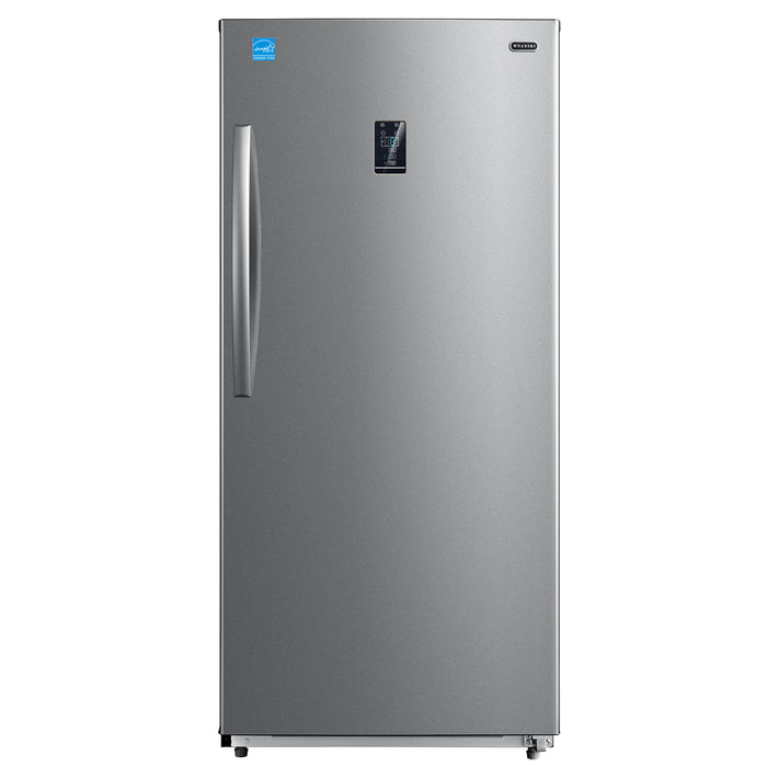 Whynter 13.8 cu.ft. Energy Star Digital Upright Convertible Deep Freezer/Refrigerator - Stainless Steel | UDF-139SS/UDF-139SSa