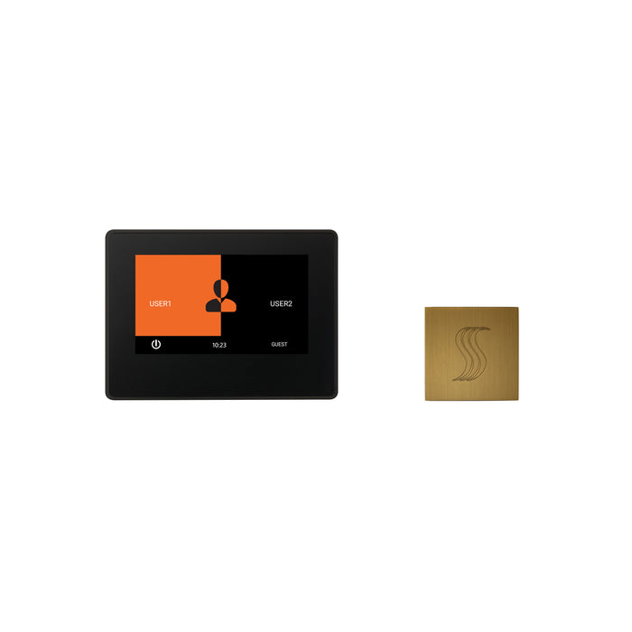 ThermaSol ThermaTouch 7" Control and Steam Head Kit Square | TT7-SVSQ