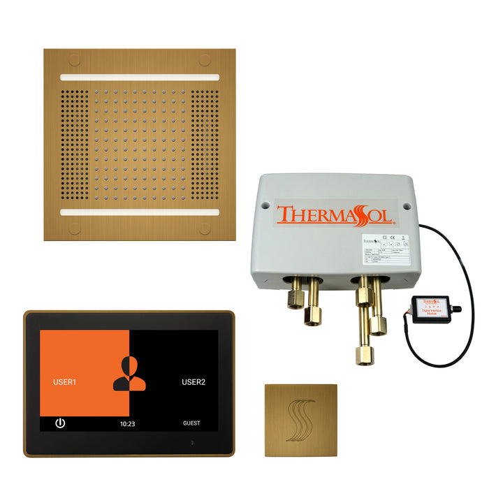 ThermaSol Total Wellness Hydrovive14 Package with 10" ThermaTouch Square | TWPH1410US
