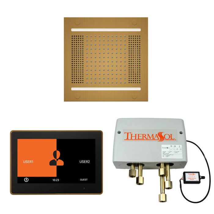 ThermaSol Wellness Hydrovive14 Shower Package with 10" ThermaTouch Square | WH14SP10S