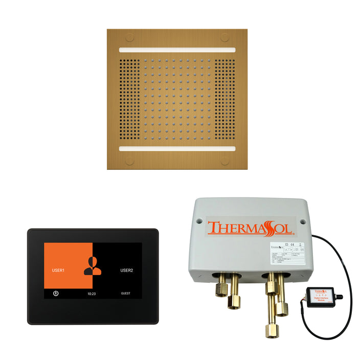 ThermaSol Wellness Hydrovive14 Shower Package with 7" ThermaTouch Square | WH14SP7S