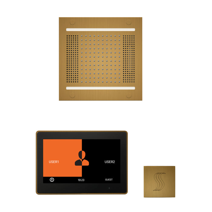 ThermaSol Wellness Hydrovive14 Steam Package with 10" ThermaTouch Square | WH14STP10S
