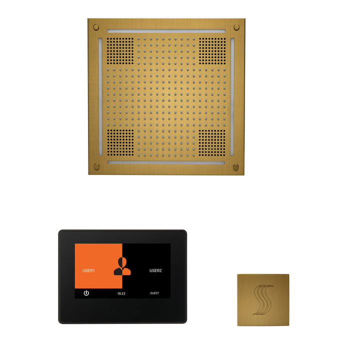 ThermaSol Wellness Hydrovive Steam Package with 7" ThermaTouch Square | WHSTP7S