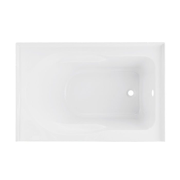 Swiss Madison Ivy 54'' x 30" Bathtub with Apron Right Hand Drain in White | SM-AB521