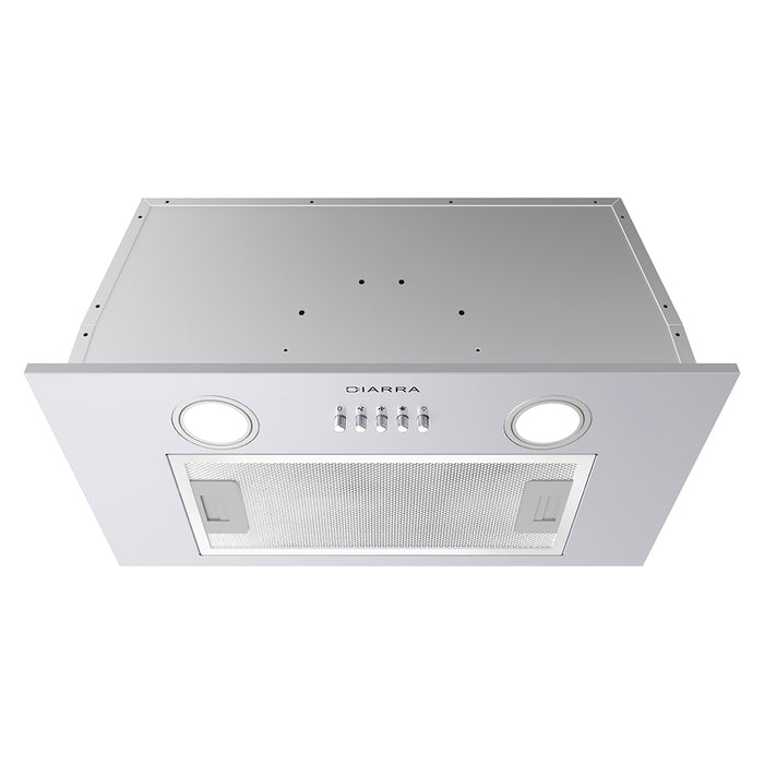 CIARRA 20" 450 CFM Built-in Under Cabinet Range Hood Insert in Stainless Steel with LED Lights