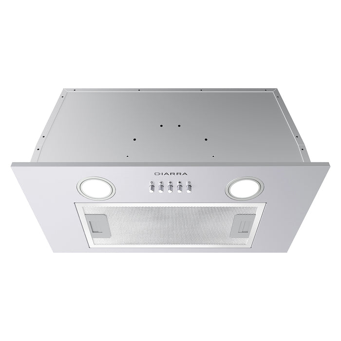 CIARRA 20" 450 CFM Built-in Under Cabinet Range Hood Insert in Stainless Steel with LED Lights