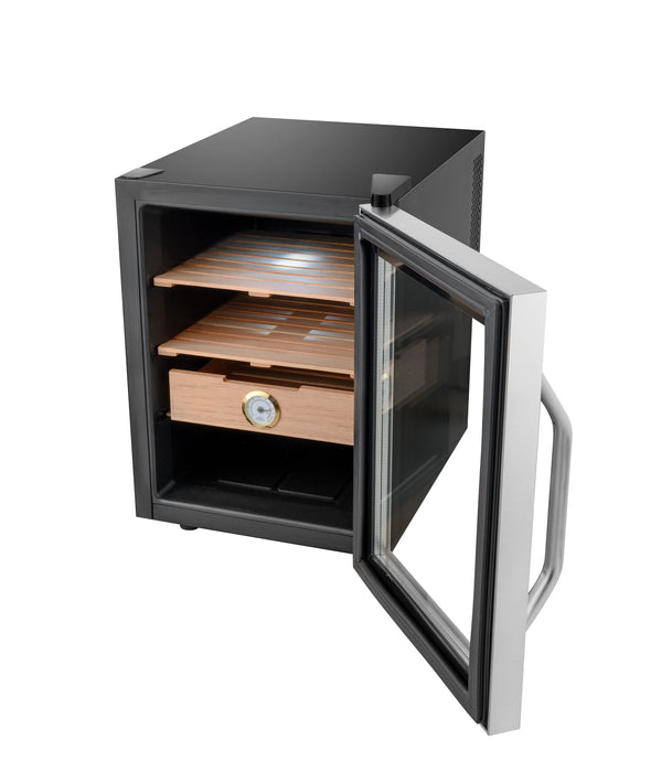 Whynter 250-Count 1.2 cu. ft. Electric Cigar Cooler Humidor -Stainless Steel | CHC-120S