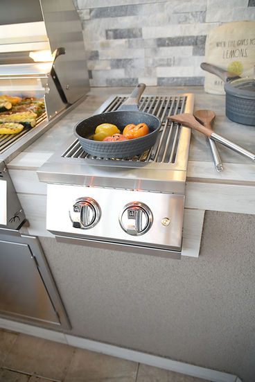 KoKoMo Grills Professional Double Side Burner with Removable Cover