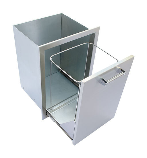 KoKoMo Grills Outdoor Kitchen Stainless Steel Trash Can or Liquid Propane Tank  Drawer