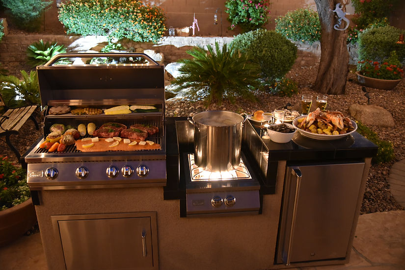KoKoMo Grills Built in Power Burner with Removable Grate for Wok