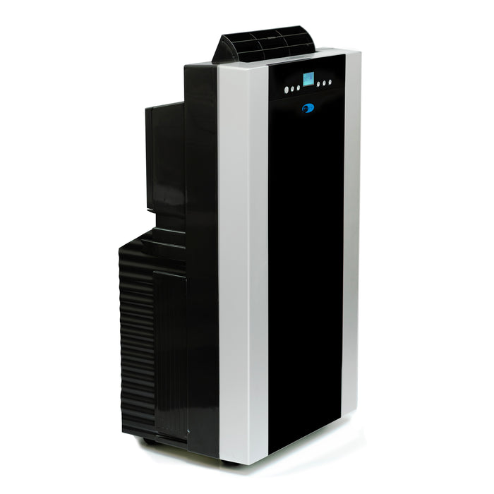 Whynter 14,000 BTU (9,200 BTU SACC) Dual Hose Cooling Portable Air Conditioner, Heater, Dehumidifier, and Fan with Activated Carbon Filter plus Storage bag, up to 500 sq ft in Platinum/Black | ARC-14SH