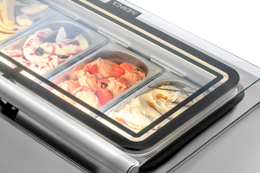 Nemox 4 Magic Pro 100  - Gelato/Ice cream display and dipping cabinet | 36101