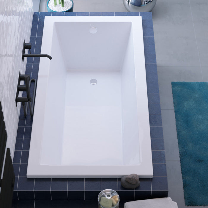 Swiss Madison Voltaire 60" x 36" Reversible Drain Drop-In Bathtub | SM-DB570