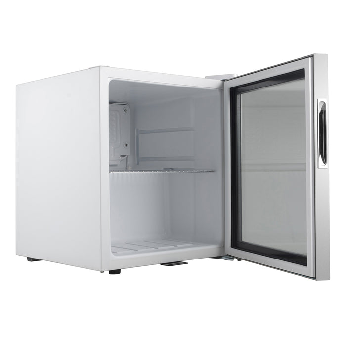 Whynter 62 Can Freestanding Beverage Refrigerator cooler With Lock Stainless Steel | BR-062WS