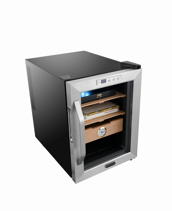 Whynter 250-Count 1.2 cu. ft. Electric Cigar Cooler Humidor -Stainless Steel | CHC-120S