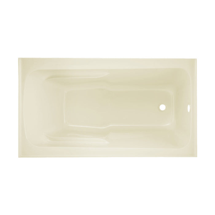 Swiss Madison Voltaire 54" x 30" Right-Hand Drain Alcove Bathtub with Apron in Bisque | SM-AB550BQ