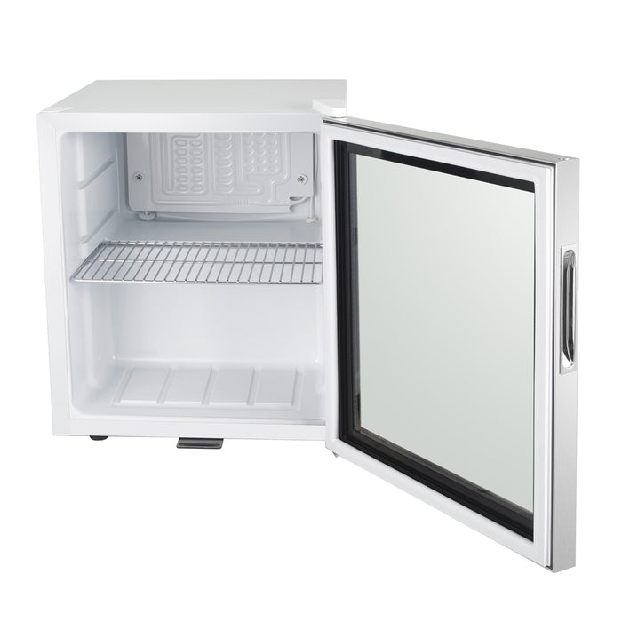 Whynter 62 Can Freestanding Beverage Refrigerator cooler With Lock Stainless Steel | BR-062WS