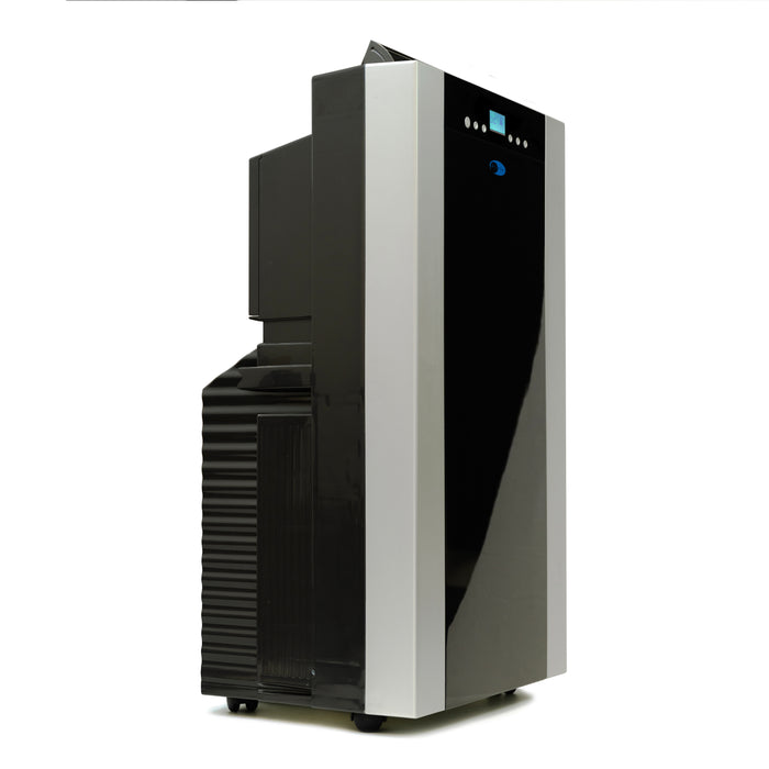 Whynter 14,000 BTU (9,200 BTU SACC) Dual Hose Cooling Portable Air Conditioner, Heater, Dehumidifier, and Fan with Activated Carbon Filter plus Storage bag, up to 500 sq ft in Platinum/Black | ARC-14SH