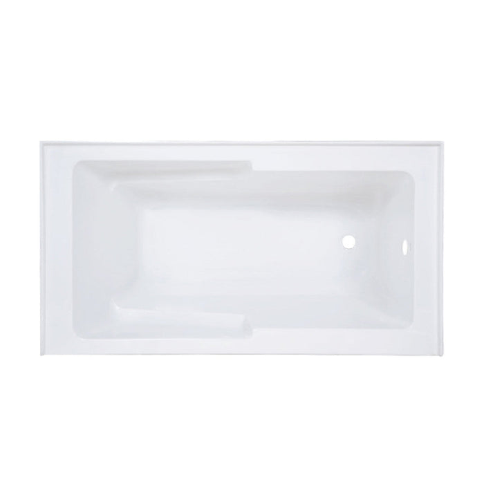 Swiss Madison Voltaire 60" x 32" Right-Hand Drain Alcove Bathtub with Apron and Armrest | SM-AB542