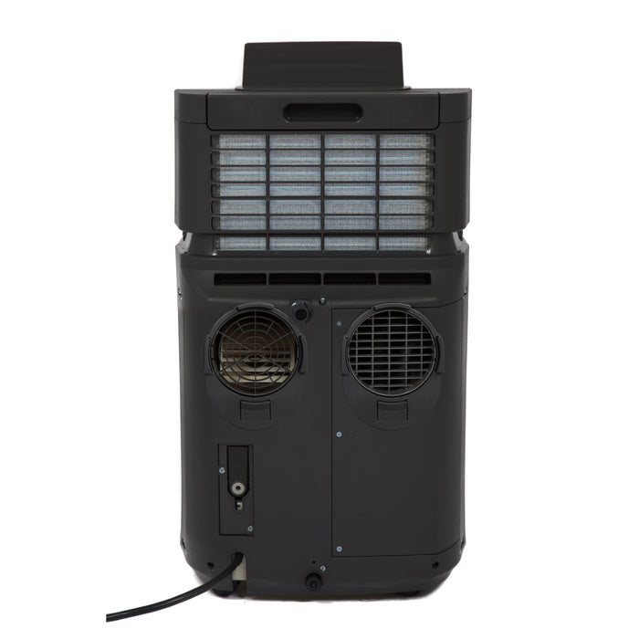 Whynter 12,000 BTU (7,000 BTU SACC) Elite Dual Hose Portable Air Conditioner, Heater, Dehumidifier, and Fan with Activated Carbon Filter plus Autopump and Storage bag, up to 400 sq ft in Grey | ARC-122DHP