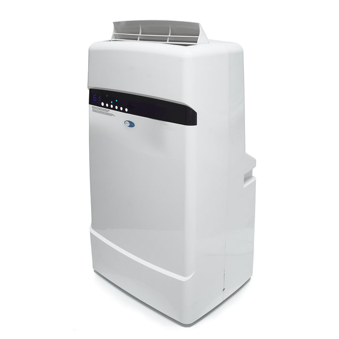 Whynter 12,000 BTU (6,936 BTU SACC) Dual Hose Cooling Portable Air Conditioner, Dehumidifier, and Fan with Activated Carbon Filter plus Storage bag, up to 400 sq ft in White | ARC-12SD