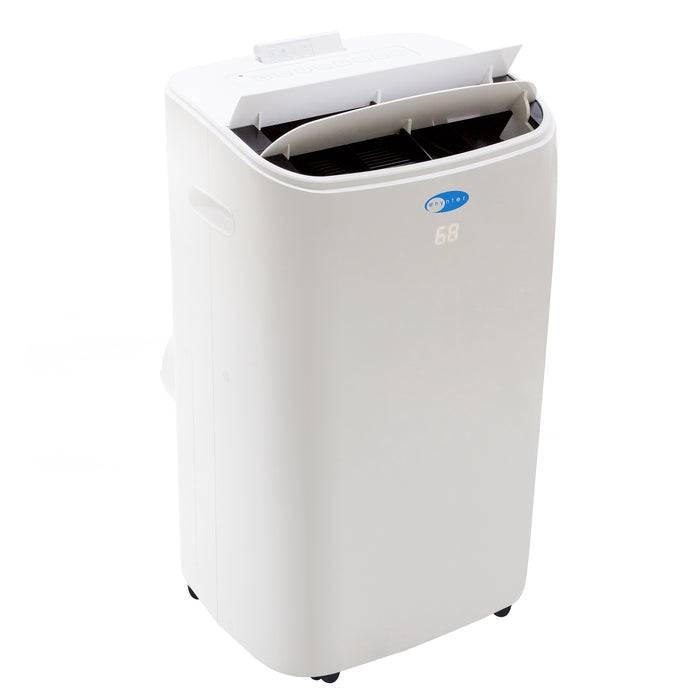 Whynter 14,000 BTU (10,000 BTU SACC) Dual Hose Cooling Portable Air Conditioner, Dehumidifier, and Fan with Remote Control, HEPA, and Carbon Filter, up to 500 sq ft in White | ARC-147WF