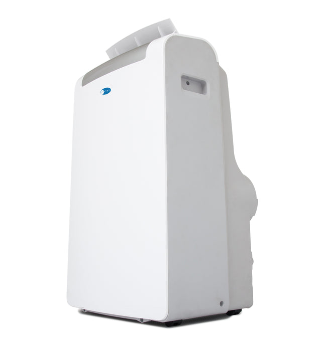 Whynter 14,000 BTU (10,000 BTU SACC) Portable Air Conditioner, Heater, Dehumidifier, and Fan with Activated Carbon and SilverShield Filter plus Drain Pump, up to 500 sq ft in White | ARC-148MHP