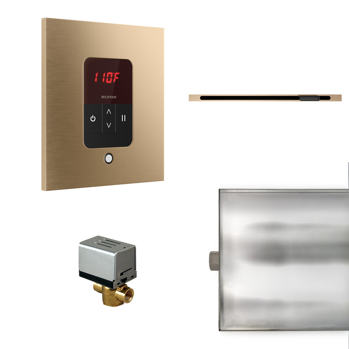 Mr.Steam Basic Butler Linear Steam Shower Control Package with iTempo Control and Linear SteamHead | BBUTLERL