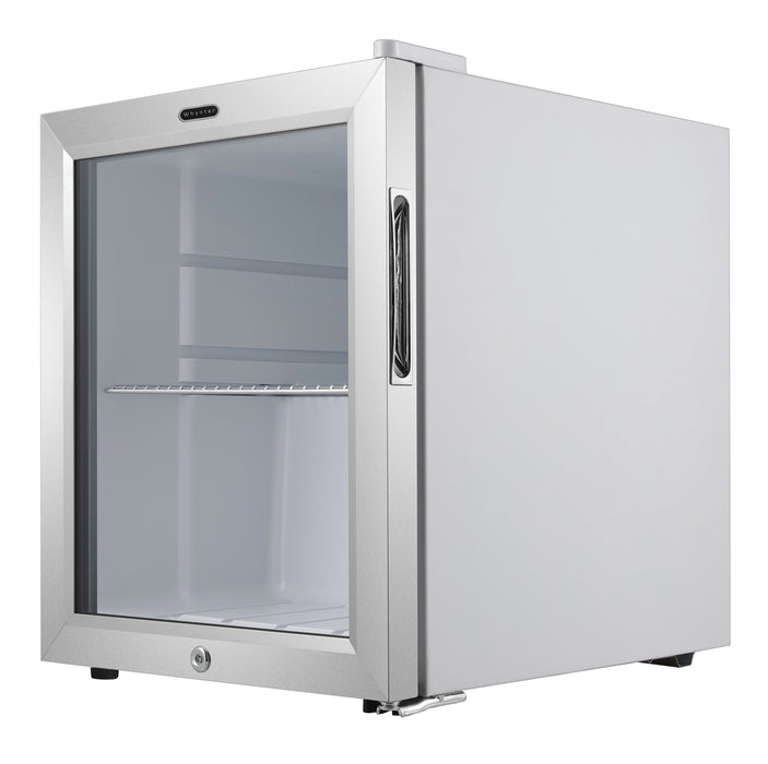 Whynter 62 Can Freestanding Beverage Refrigerator cooler With Lock Stainless Steel | BR-062WS