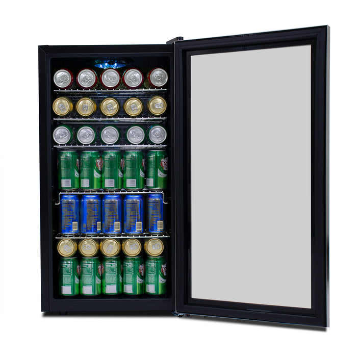 Whynter B120 Can Freestanding Beverage Refrigerator cooler Stainless Steel | BR-130SB