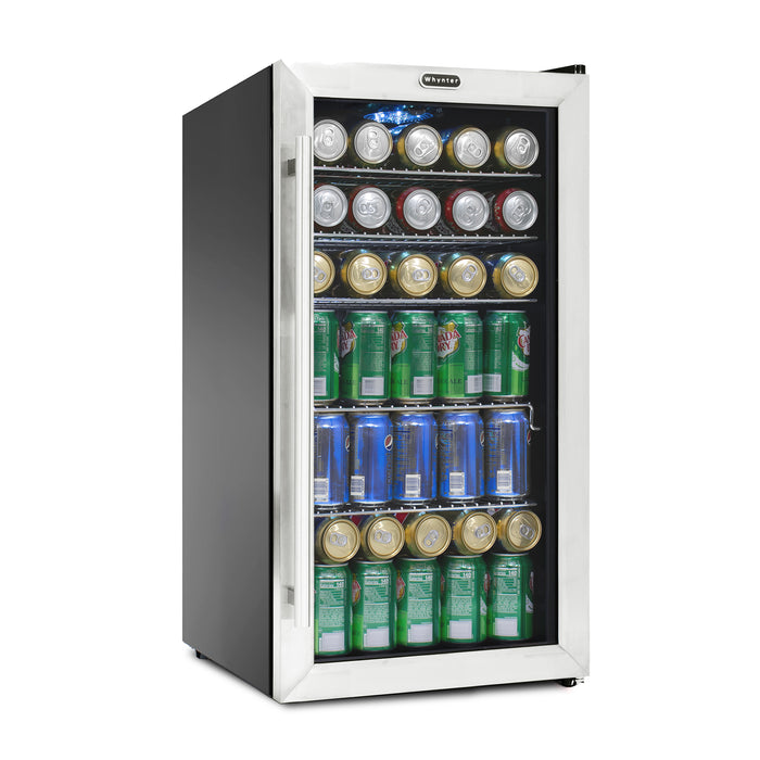 Whynter B120 Can Freestanding Beverage Refrigerator cooler Stainless Steel | BR-130SB