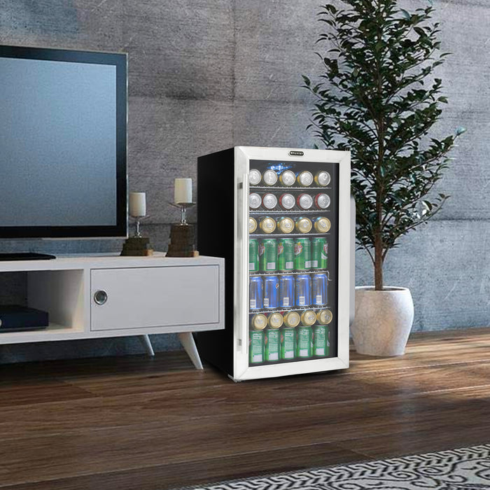 Whynter B120 Can Freestanding Beverage Refrigerator cooler Stainless Steel | BR-130SB