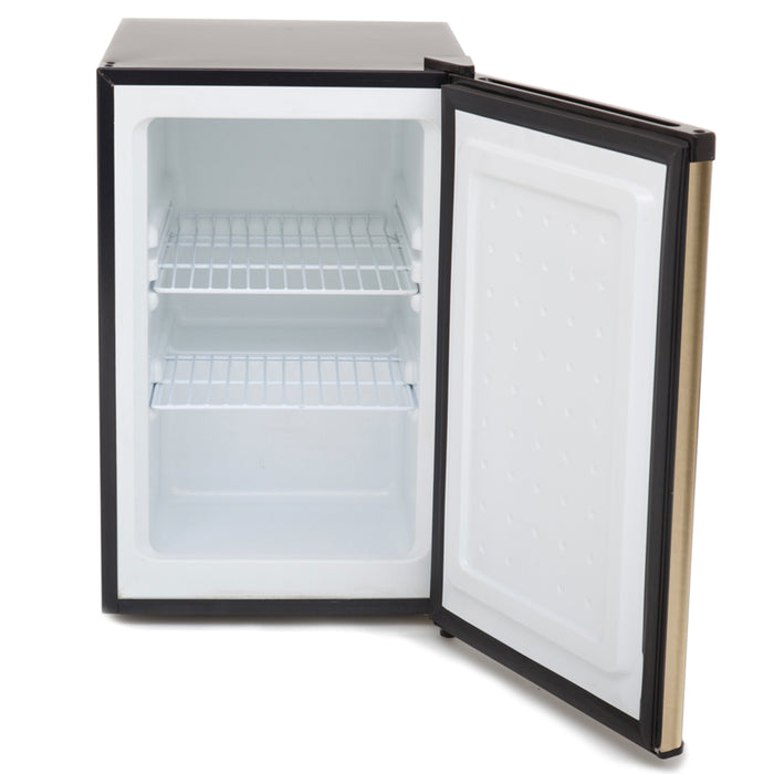 Whynter 2.1 cu.ft Energy Star Upright Freezer with Lock in Rose Gold | CUF-210SSG