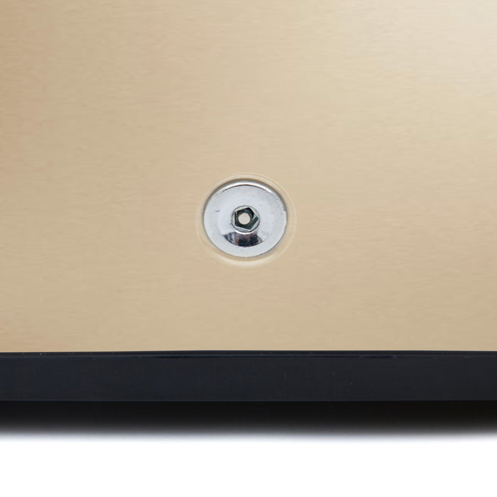 Whynter 2.1 cu.ft Energy Star Upright Freezer with Lock in Rose Gold | CUF-210SSG
