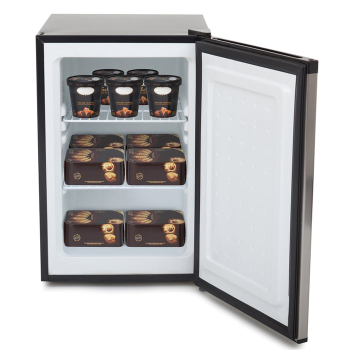 Whynter 2.1 cu. ft. Energy Star Upright Stainless Steel Mini Freezer with Lock | CUF-210SS