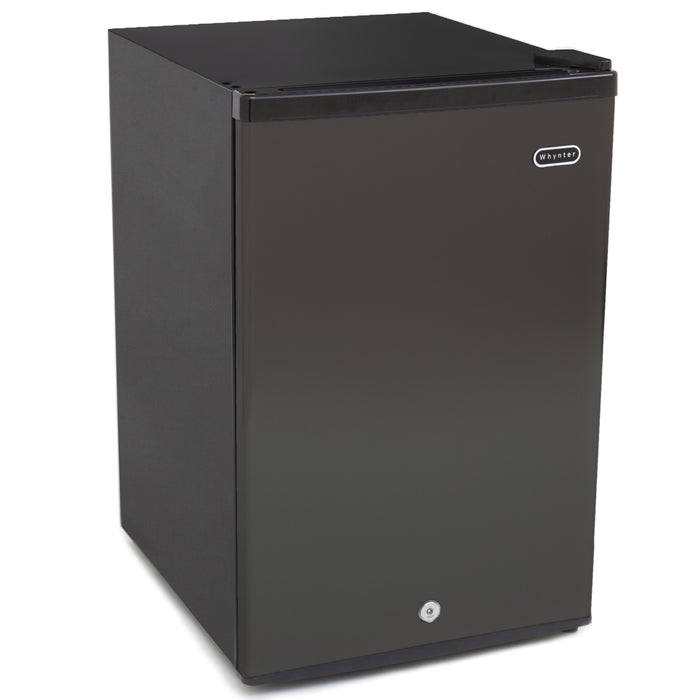Whynter 3 cu. ft Energy Star Upright Freezer with Lock – Black | CUF-301BK