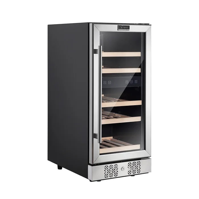 Empava 15 in. 29 Bottle Dual Zone Wine Cooler Wine Fridge | EMPV-WC02D