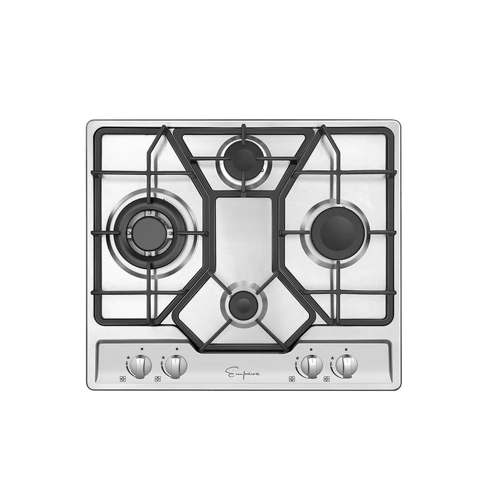 Empava 24 in. Built-in Gas Cooktops with 4 Burners | EMPV-24GC4B67A