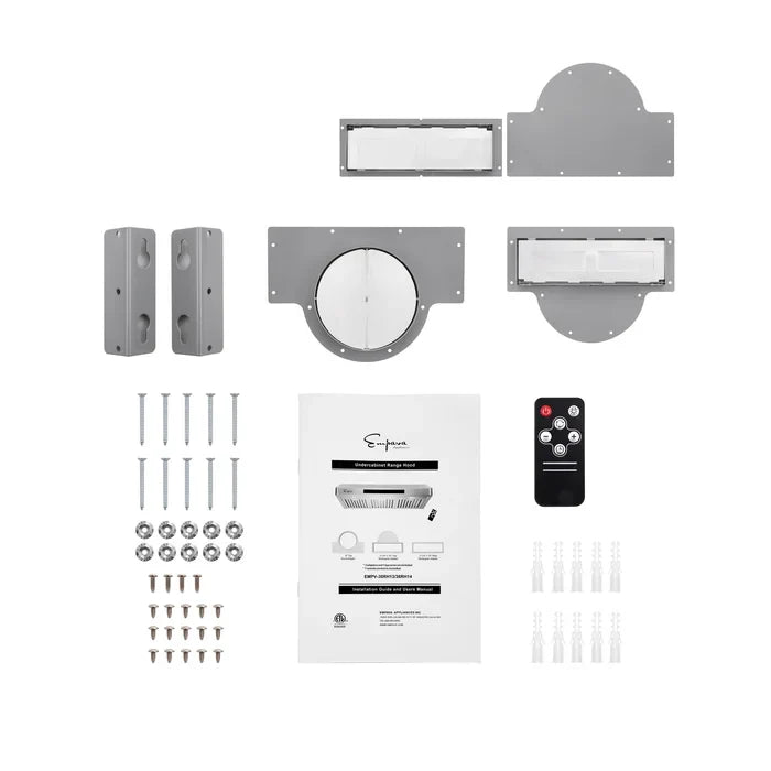 Empava 30 in. 500 CFM Ultra Slim Ducted Under Cabinet Range Hood | EMPV-30RH11