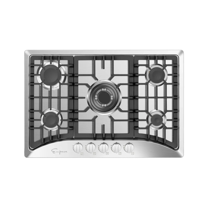 Empava 30 in. Built-in Gas Cooktops with 5 Burners | EMPV-30GC5B70C