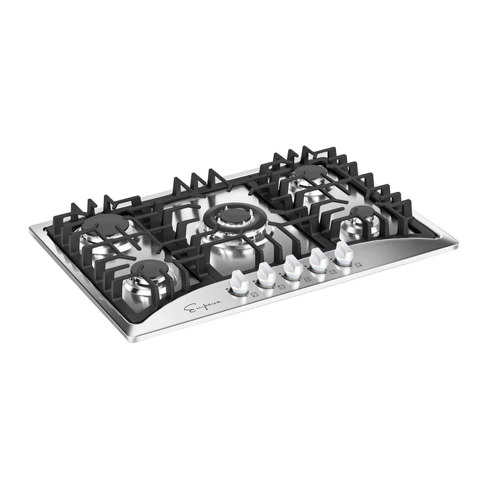 Empava 30 in. Built-in Gas Cooktops with 5 Burners | EMPV-30GC5B70C